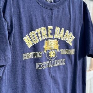Vintage Notre Dame Men’s T-Shirt Large 125 years Football 2012 Fighting Irish